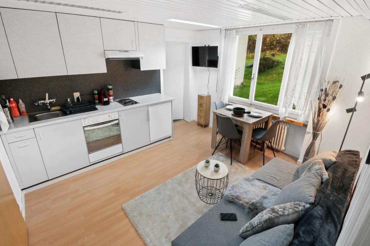 Appartement Confortable Avec Un Sauna Лойкербад Екстериор снимка