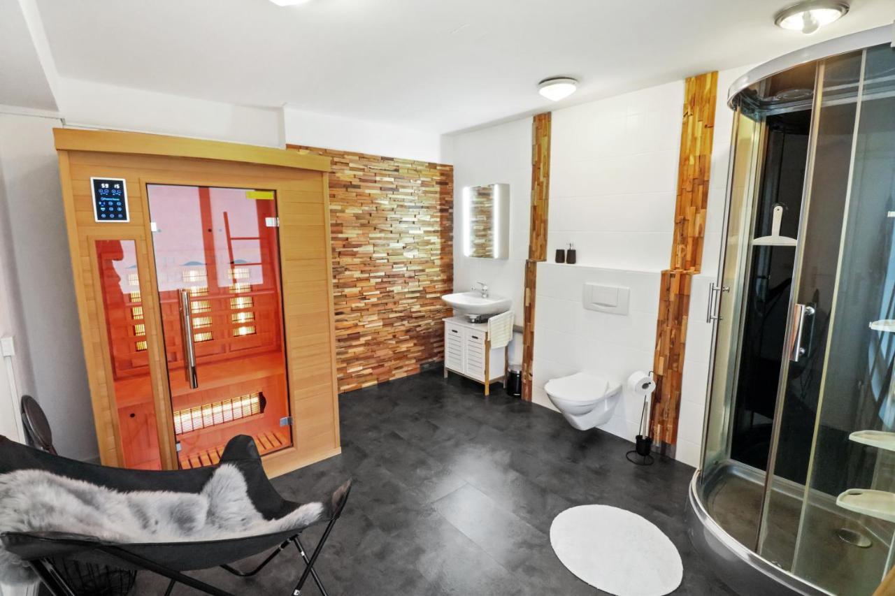 Appartement Confortable Avec Un Sauna Лойкербад Екстериор снимка