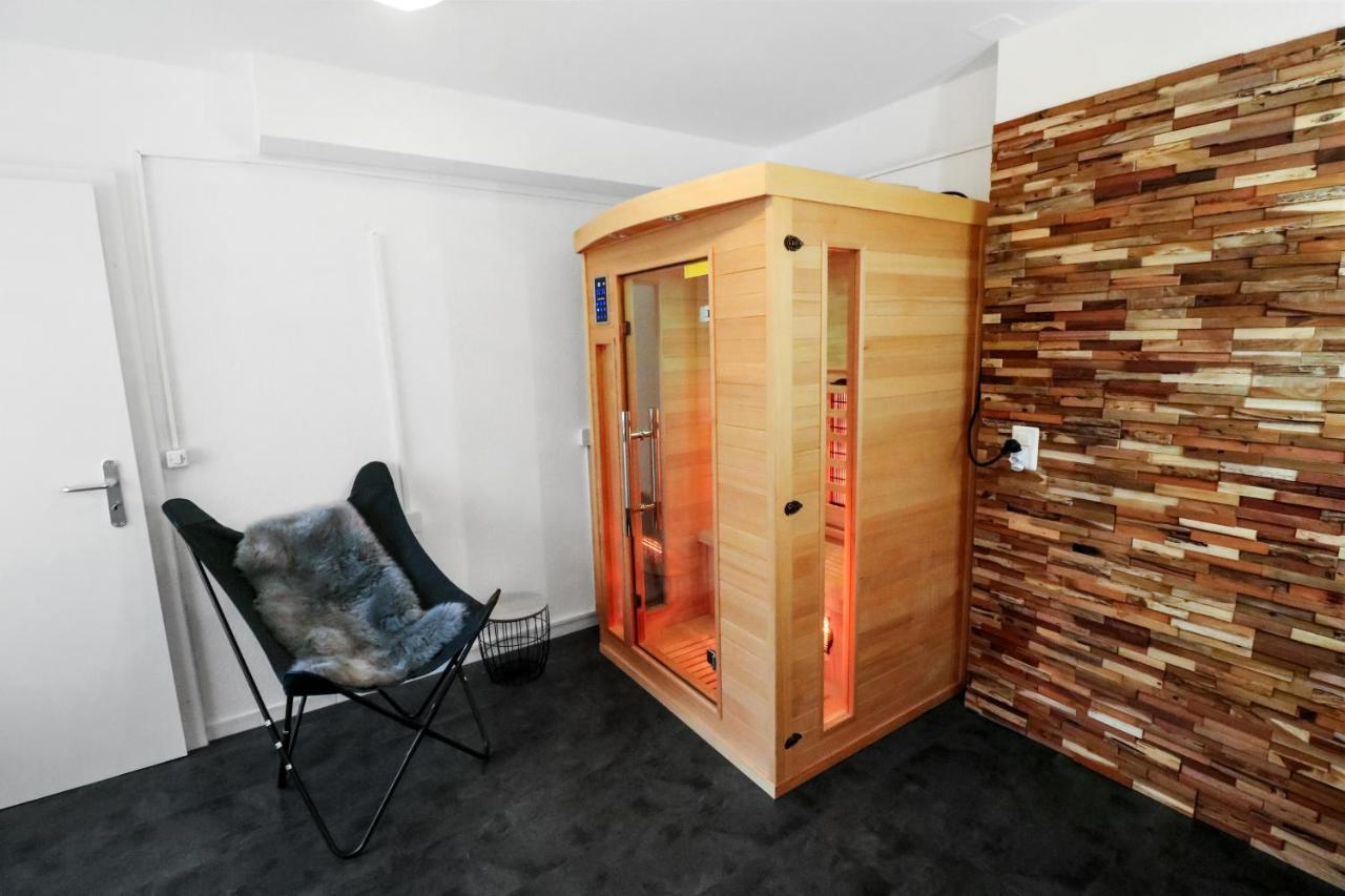 Appartement Confortable Avec Un Sauna Лойкербад Екстериор снимка
