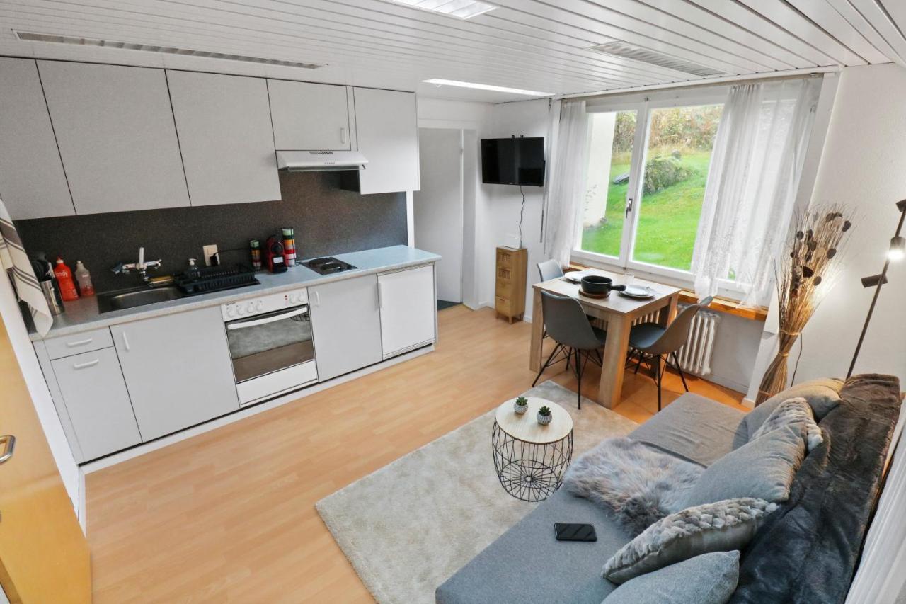 Appartement Confortable Avec Un Sauna Лойкербад Екстериор снимка